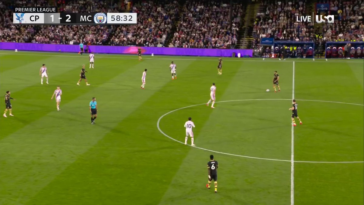 RAYAN CHERKI FROM DISTANCE 😤 Two goals in five minutes for Cherki and Selhurst Park is STUNNED 😳 ⚪️ Crystal Palace: 1 ⚫️ Man City: 3 ⏱️ 59’