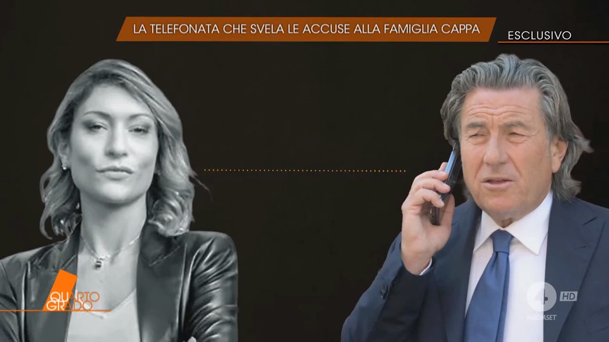 La telefonata tra Chiara Ingrosso e Alessandro De Giuseppe che svela le accuse alla famiglia Cappa. #Quartogrado