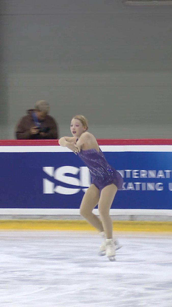 Junior Worlds podium ✅ First ever JGP Gold ✅ Hana Bath is just getting started 👑⛸️ Keep your eyes on her as she kicks off her Junior Grand Prix campaign on the road to the Final. #FigureSkating
