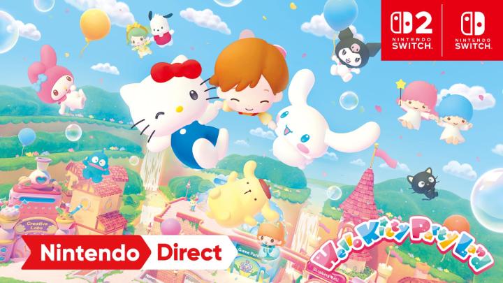 2 more months until sanrio mario party (hello kitty party land) comes to both nintendo switch &amp; switch 2 !! 💫