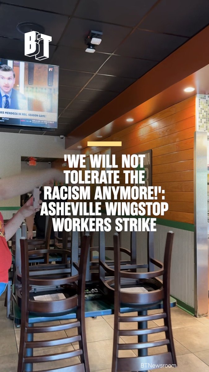 Wingstop employees in Asheville, North Carolina have launched a three-day strike, calling for the termination of their manager, Cody Bradburn. The workers have released a list of demands, which include: a pay raise of $25 an hour, fair and consistent scheduling, dignity and equal treatment, and a safe work environment.