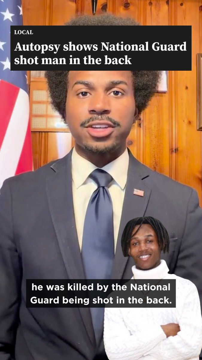 It was recently discovered that The National Guard shot Tyrin Johnson in the back and killed him. Over the last 10 months, four Black men have been killed as a result of the Trump Administration’s decision to unleash the Guard on our communities. This Unsafe Taskforce must go!