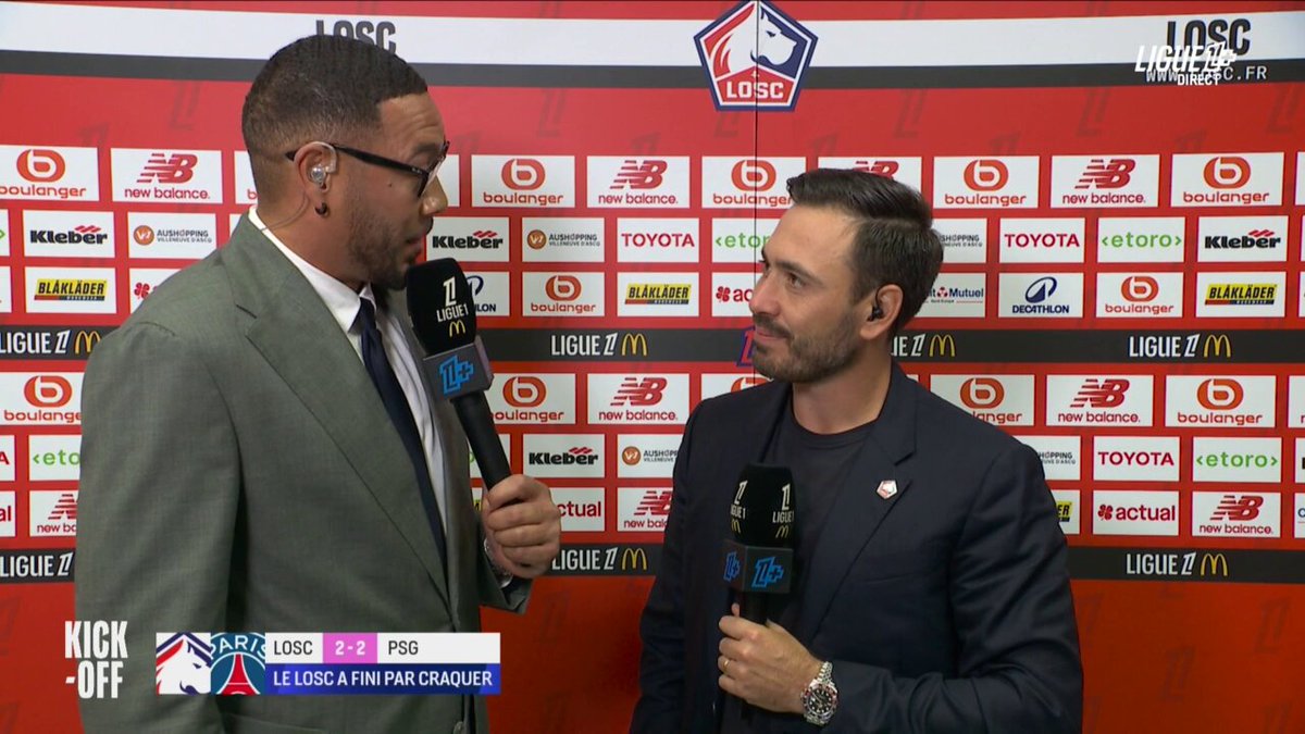 🗣️ Davide Ancelotti : "Si nous n'avons pas gagné, c'est qu'il nous a manqué quelque chose." La belle mentalité du coach du LOSC 🤝 #LOSCPSG