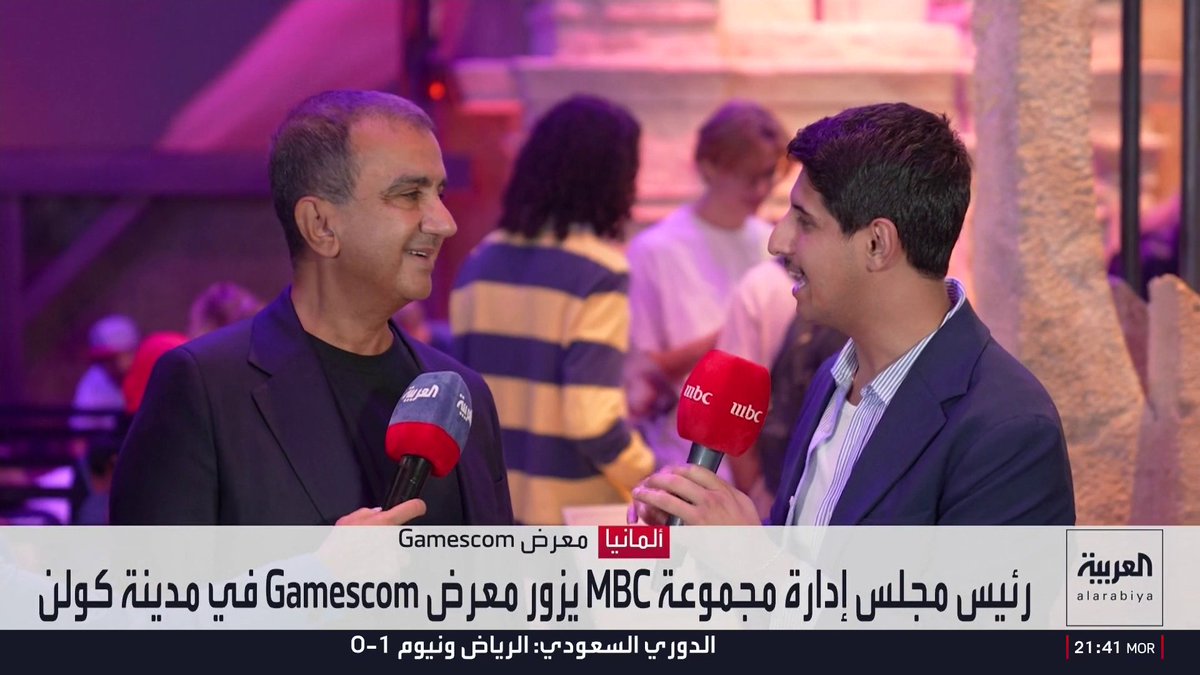 ضمن فعاليات معرض Gamescom بألمانيا.. رئيس مجموعة MBC وليد آل إبراهيم يزور جناح MBC Game Studio ويطلع على أولى ألعاب الاستوديو Thread of Mizan 1001