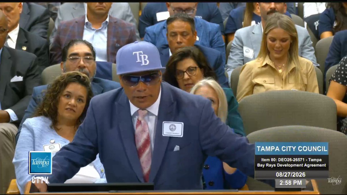 It's official that the Rays will have a new stadium in Tampa projected to open in 2029 And honestly thank goodness because I don't know how this guy would've reacted had it not worked out...