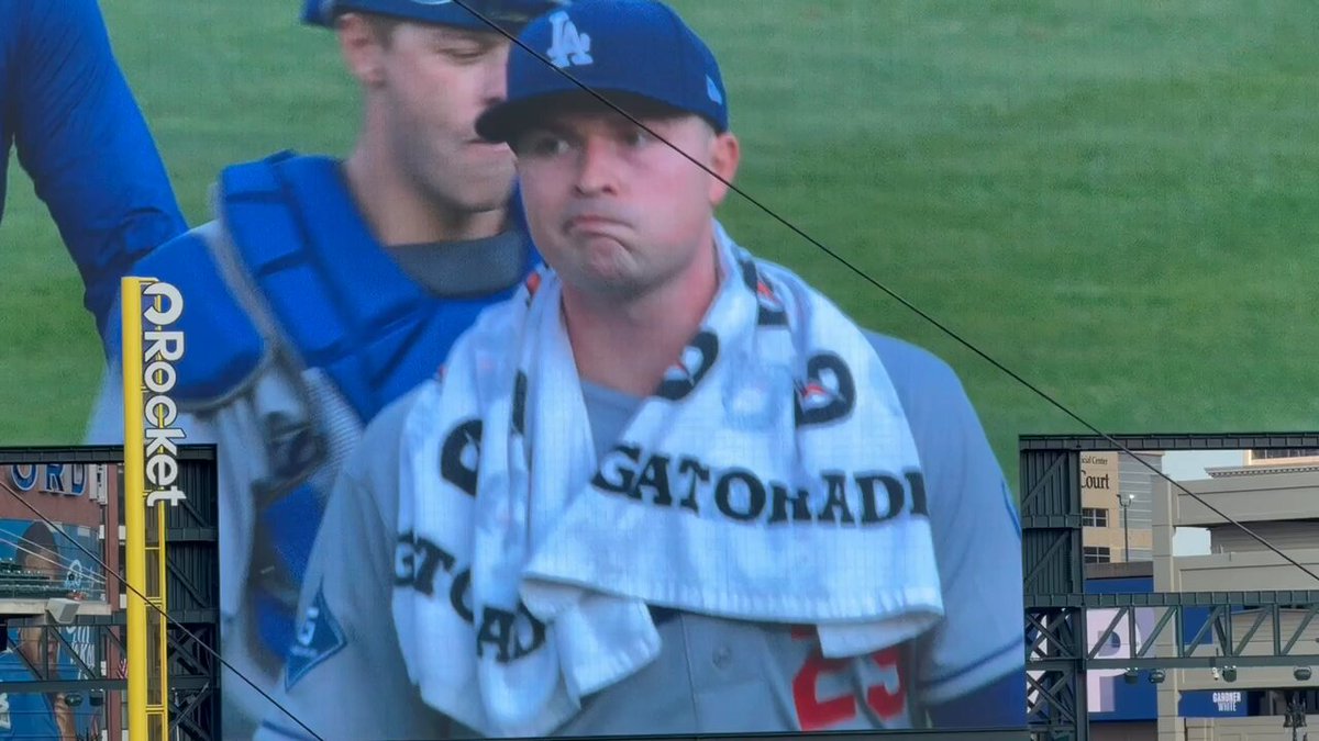 Tigers play a tribute video for Skubal as he walks in from the bullpen. He appears to get a bit emotional, biting his upper lip. Crowd response was overwhelmingly cheers. Not even any Skuuubes masquerading as boos. 98% positive.