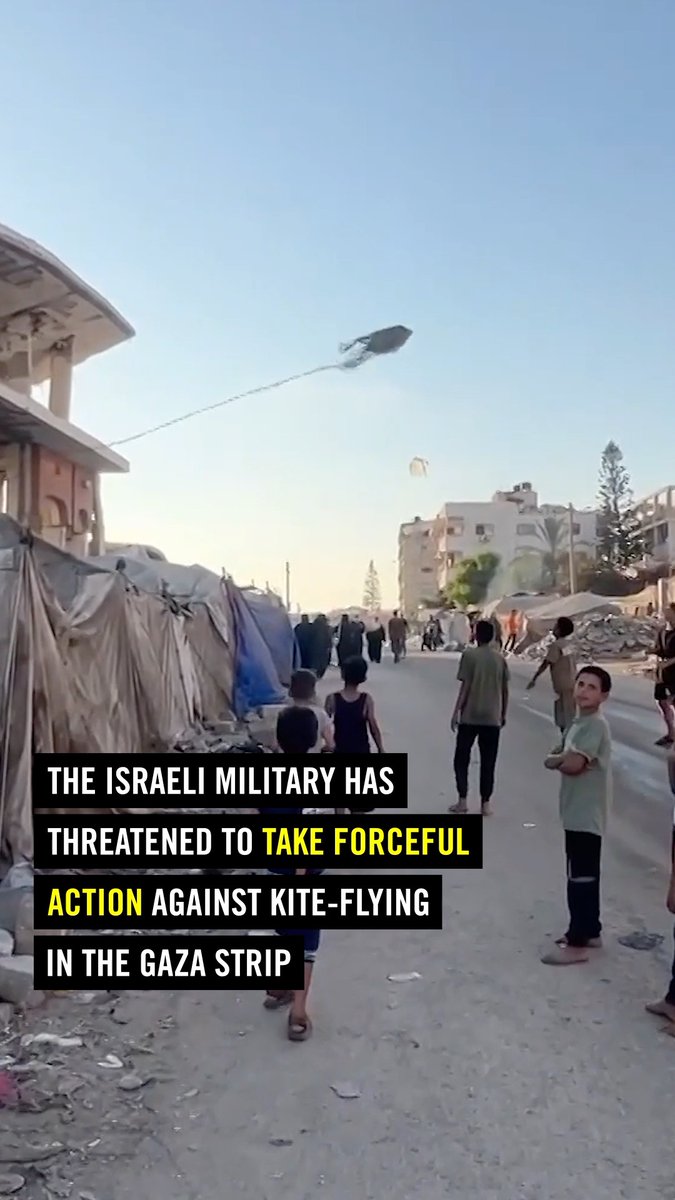 The Israeli cabinet statement as captured in Israel Katz’s social media posts claiming to treat balloons and kites flown in the Gaza Strip as military drones further strips away any prospects for moments of joy for children in Gaza, who have been denied a childhood by Israel’s ongoing genocide. Third states must act and end Israel’s genocide. No more impunity for Israel’s disregard for international law.