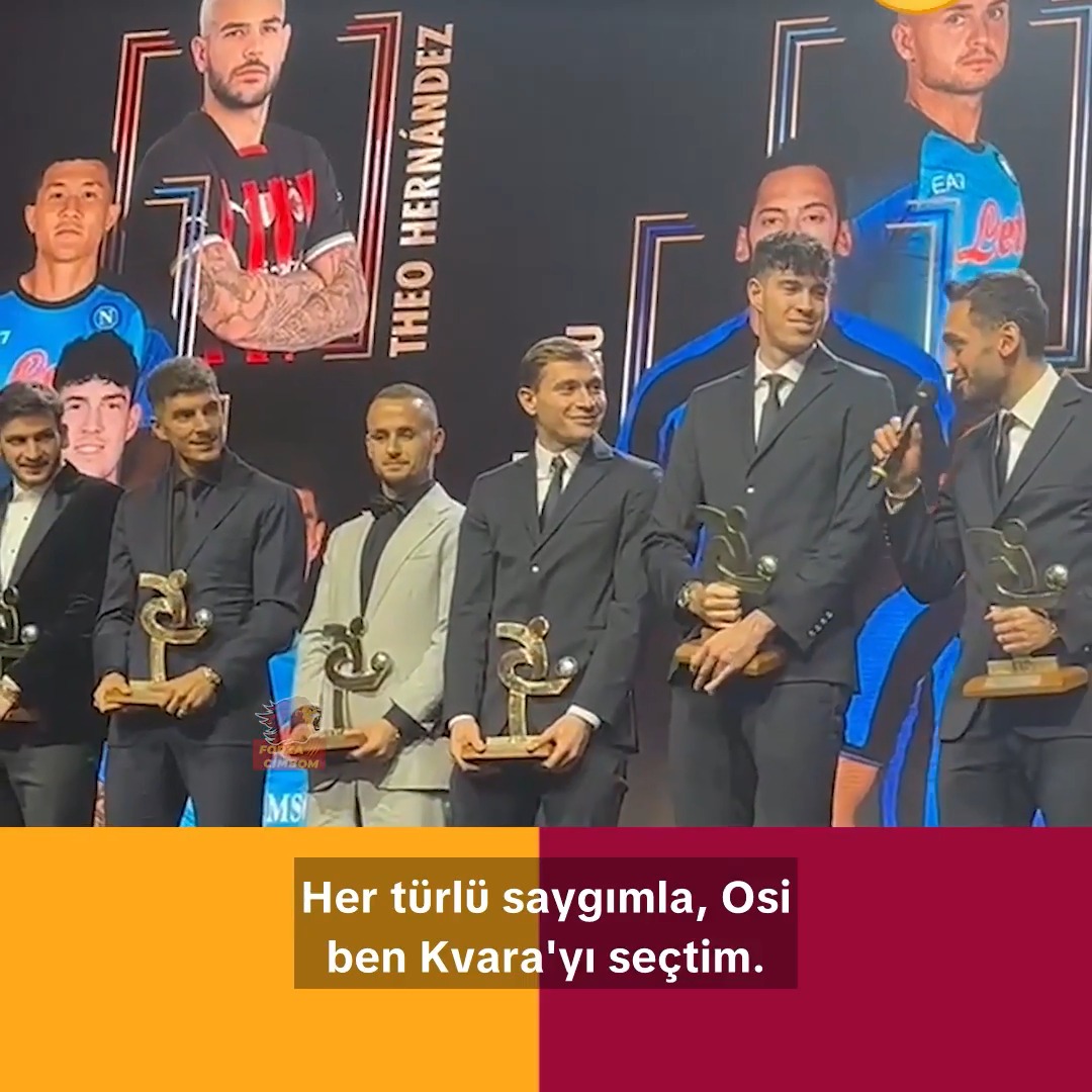 🔙 Serie A oyuncularına, 2022-23 sezonunun en iyi oyuncusu için kime oy verdikleri sorulmuştu: Leão: “Osimhen.” Osimhen: “Kendime!” 😂