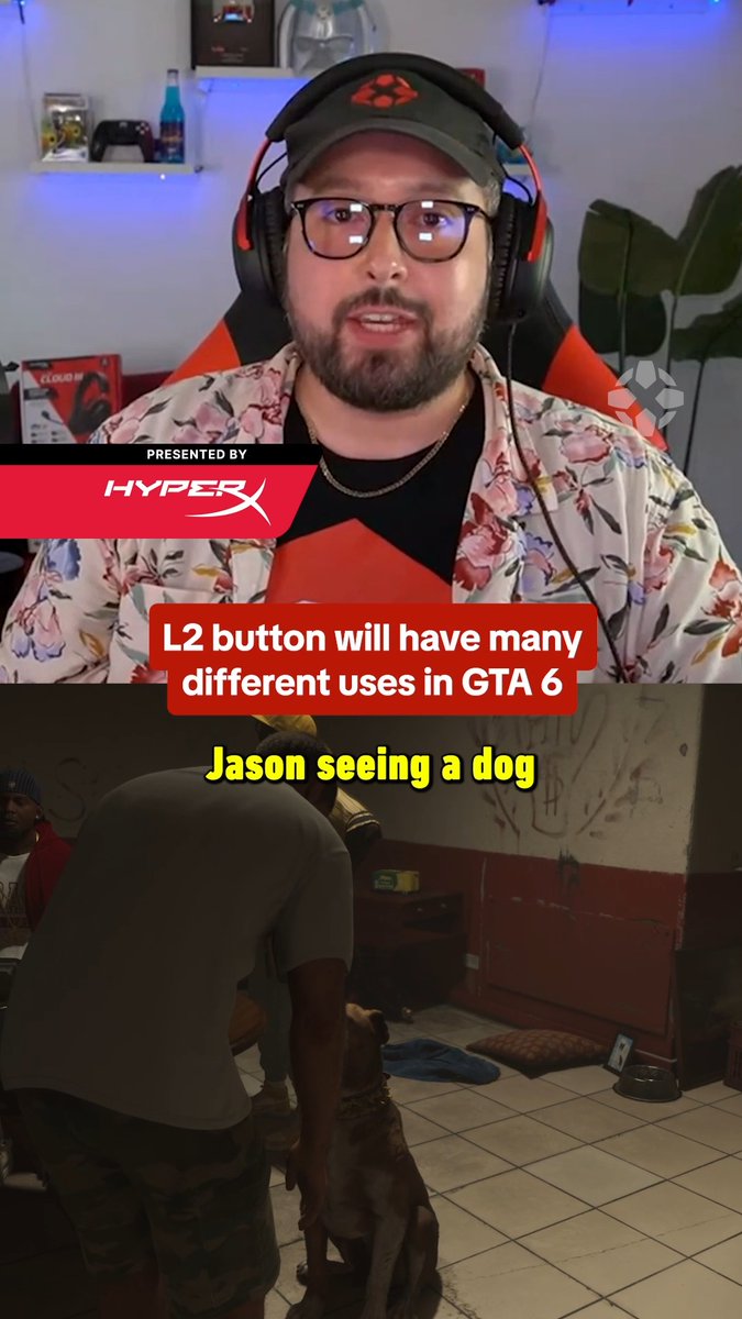 Will you pet the dog in GTA 6? Presented by @hyperx. Upgrade Your Headset Now!
