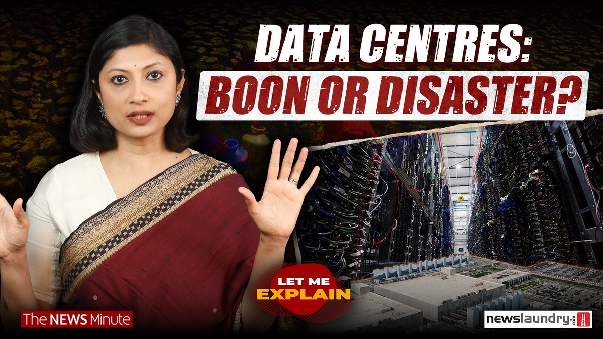New York is shutting data centres down. Amsterdam has paused construction. India is inviting them into ecologically sensitive zones like Great Nicobar. Why? #LetMeExplain digs in: