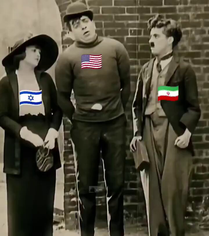 🚨🇮🇷🇺🇸La guerra Irán-EEUU, ilustrada por el gran Charlot. 😅