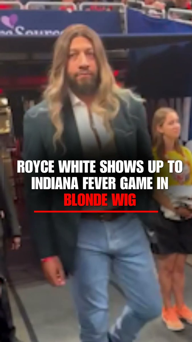 Royce White takes his WNBA Draft campaign straight to an Indiana Fever game, showing up courtside in a long blonde wig and getting plenty of attention from fans. The former NBA first-round pick says he's there to support the league and "scout some of the competition" as he pushes his bid to enter the 2027 WNBA Draft. White says his declaration is meant to force the WNBA to clarify whether biological males can compete in the league. His legal team has threatened discrimination litigation if he's blocked from competing.