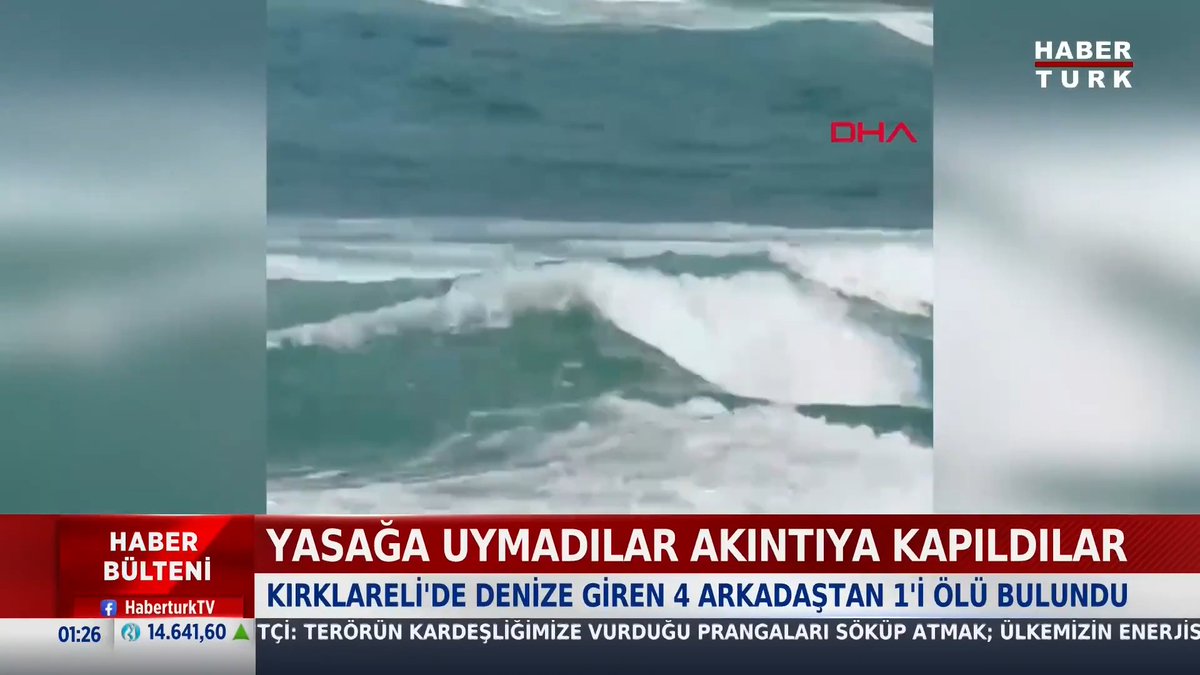 Yasağa uymadılar akıntıya kapıldılar Kırklareli'de denize giren 4 arkadaştan 1'i ölü bulundu.