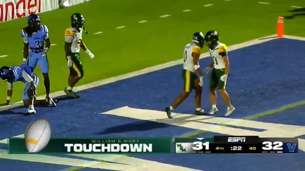 William and Mary was down double digits to No. 7 Villanova with under a minute left to play. Then this happened 🤯