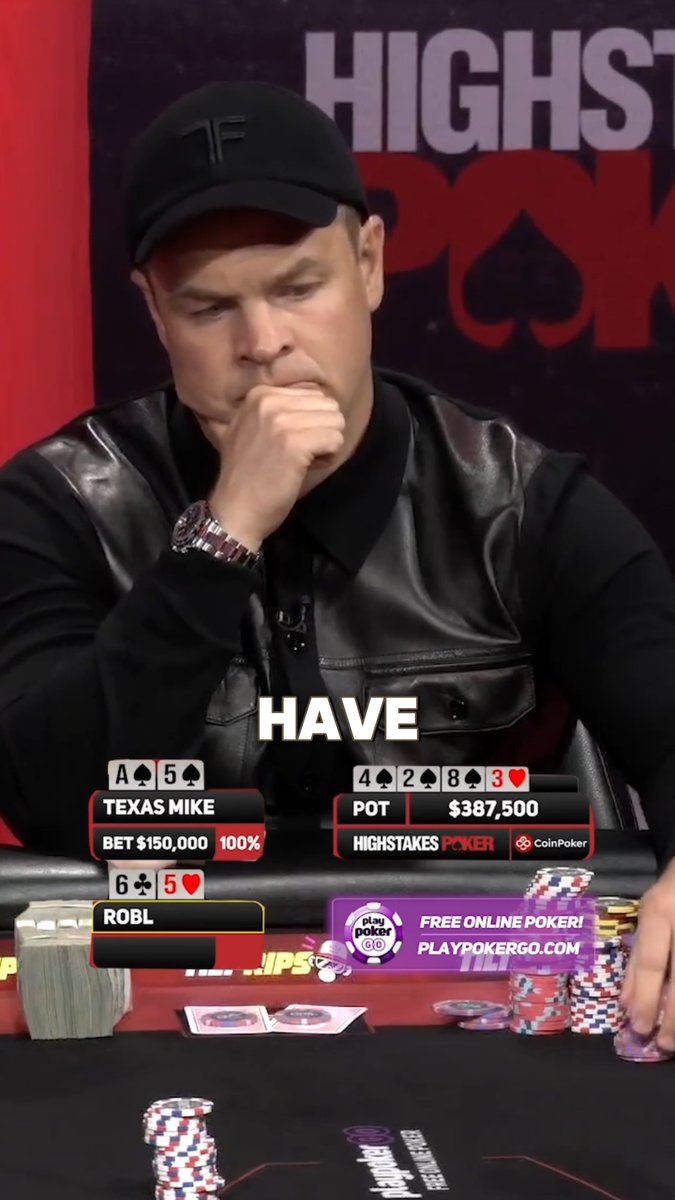 BIG POT ALERT! Andrew Robl and Texas Mike clash on High Stakes Poker presented by CoinPoker in a pot worth $1,500,000.