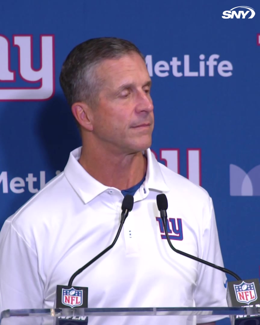 John Harbaugh is asked if Odell Beckham Jr. has done enough to make the Giants: "Yes, he has done enough to make an NFL roster - he's played well."