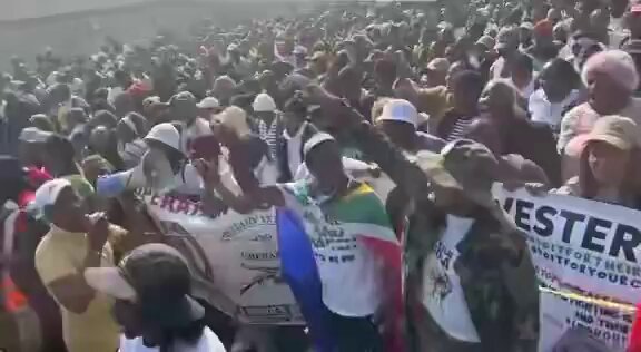 Never Has a South African Civil Organization had so much motion, the people on the ground are one, I know for sure that we will win, Cyril will have choice but to #PutSouthAfricaFirst ♥️. March and March 🤝OperationDudula