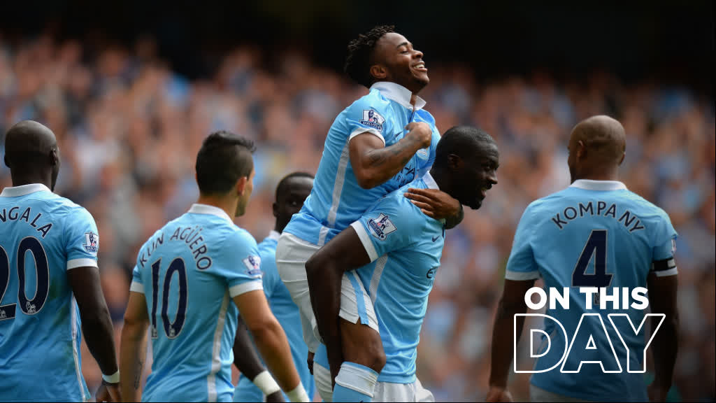 #OnThisDay: #ManCity 2-0 Watford [2015] ⚽️ [47’] Raheem Raheem Sterling ⚽️ [56’] Fernandinho
