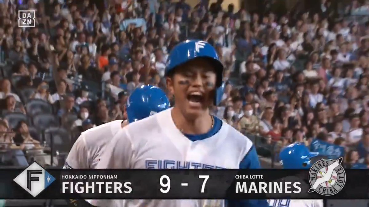 パワー&元気、そして執念 こんなにも魅力的 今川優馬 逆転3ランホームラン ⚾️日本ハム×ロッテ #lovefighters #だったらDAZN
