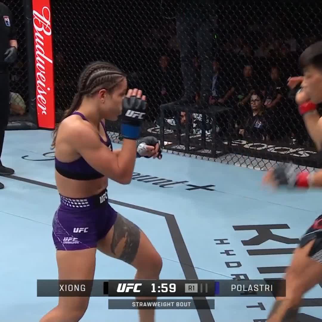 🚨 LE KO DE MALAAADE DE POLASTRI 🤯🤯🤯🤯 #UFCShangai