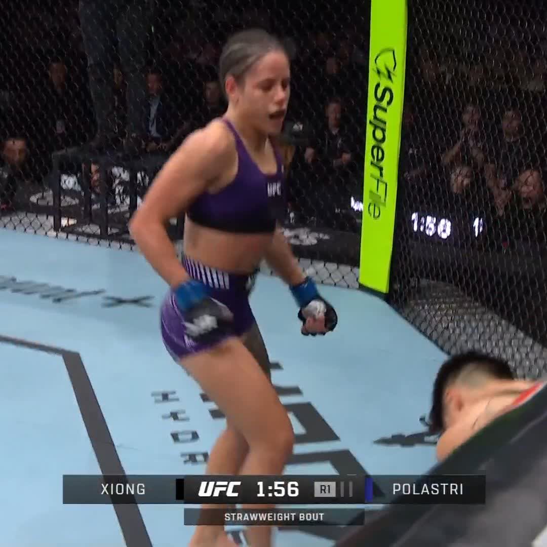 元ONE女子ストロー級王者ション・ジンナンがハイキックで衝撃KO負け！ これでUFC2連敗。 本当に厳しい舞台だよ。