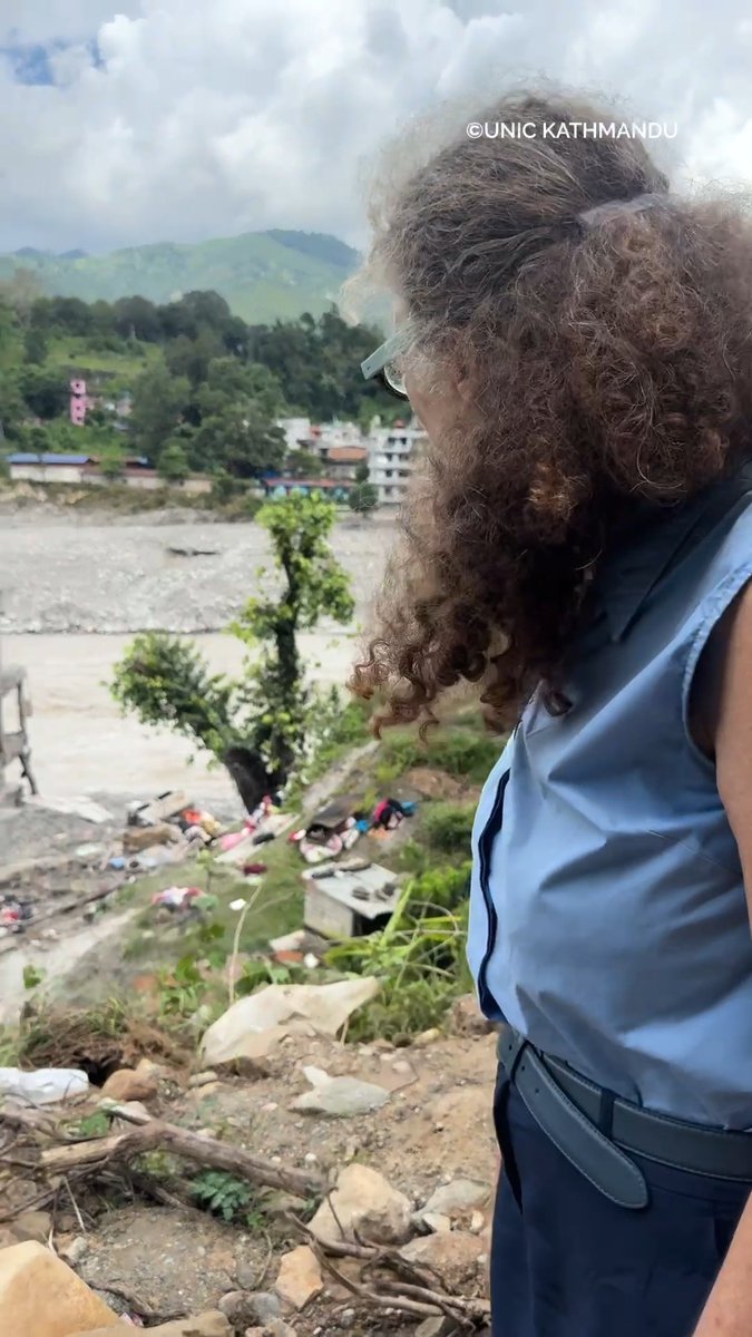 Homes, roads and bridges have been swept away by devastating floods in #Nepal's Nuwakot District. The Government, supported by the United Nations and partners, is airlifting urgent relief to communities in need as rescue and response efforts continue. Donate now: