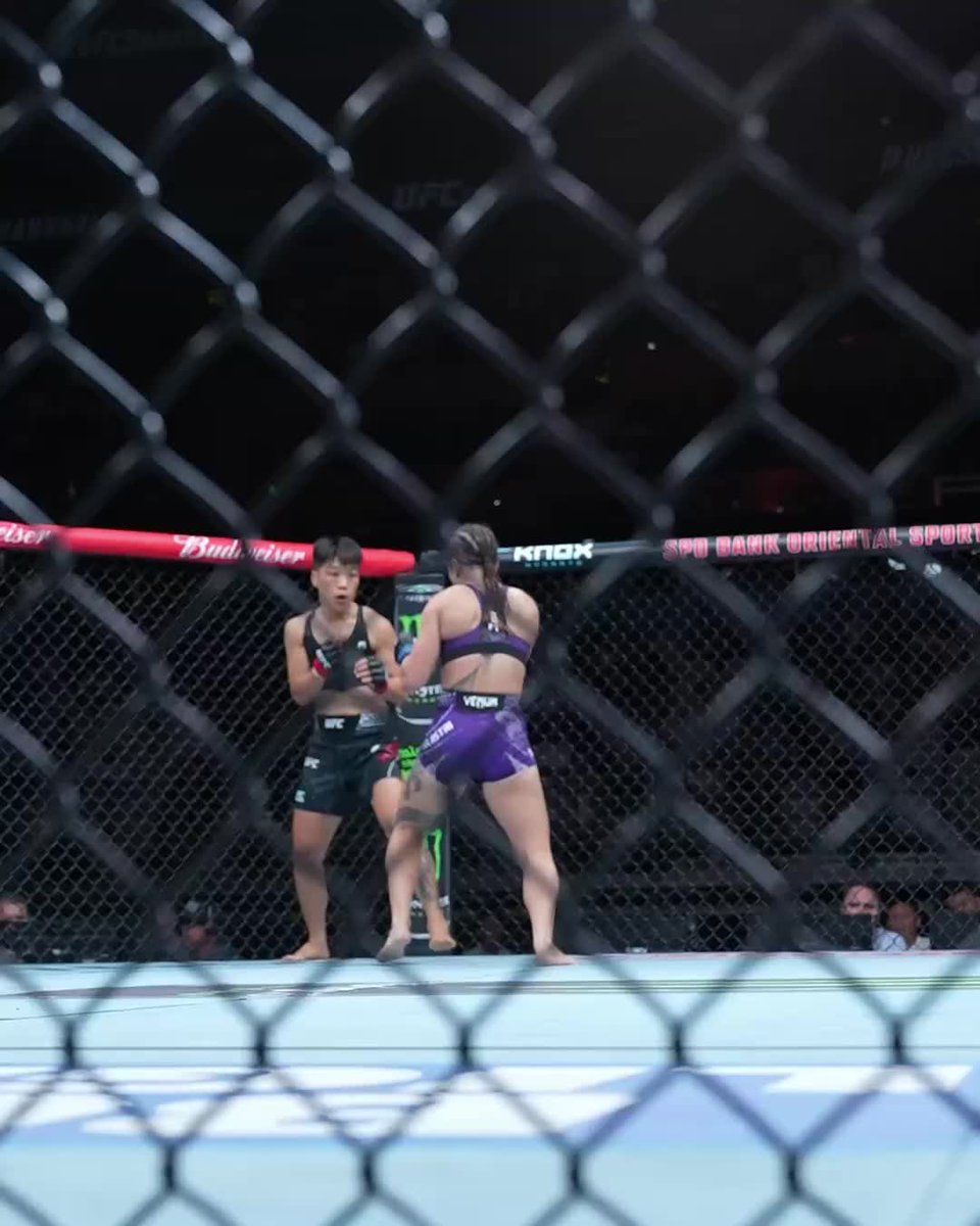 How it looked Octagonside 👀 Julia PSYCO Polastri will be watching this one back! #UFCShanghai