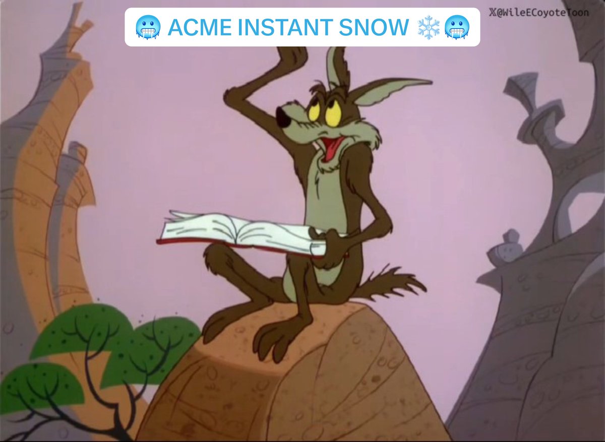 ACME Snow Cloud Seeder: Makes Instant Snow