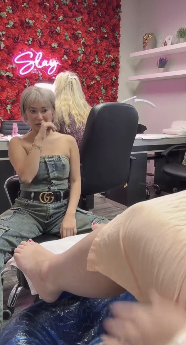 I can smell it just from her reaction