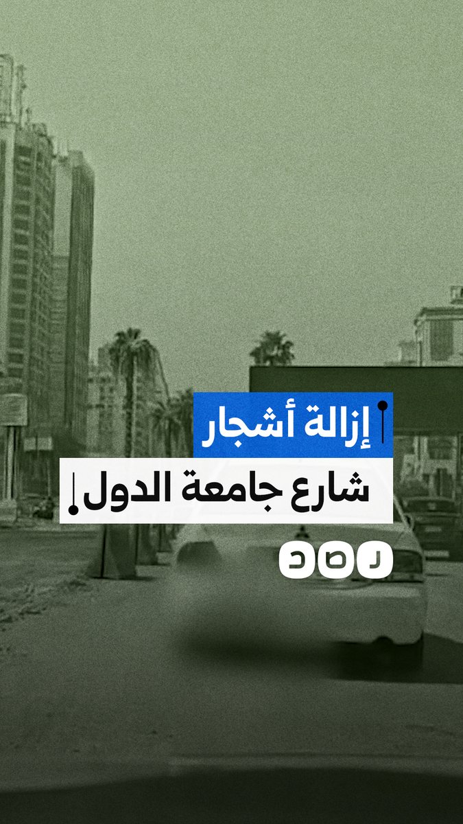 مواطن يرصد اختفاء الأشجار من شارع جامعة الدول العربية رغم غضب واعتراضات الأهالي