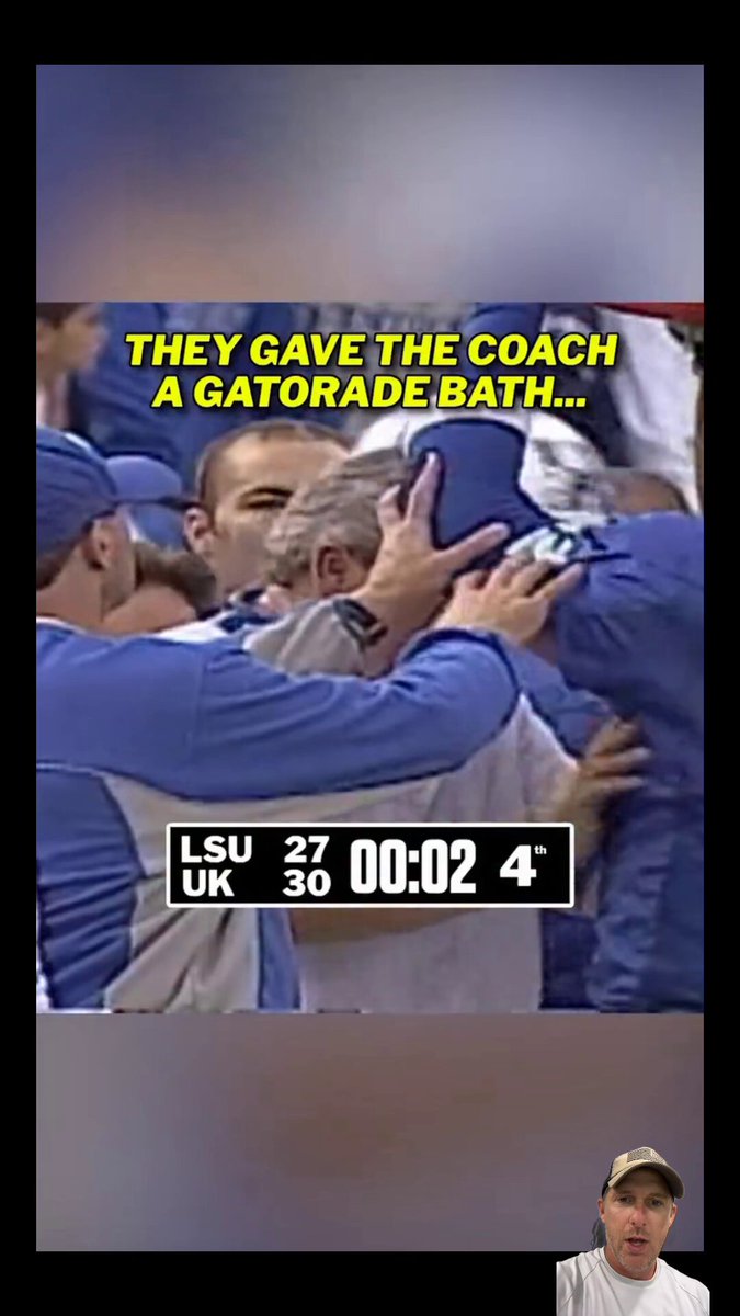 With college football starting this weekend I wanted to cover this classic from 2002. Kentucky thought that had LSU beat. They gave their coach a Gatorade bath. Fans were storming the field to tear down goal posts, but LSU actually scored to win on the last play of the game.