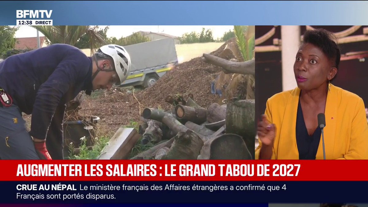 "Aujourd'hui, vivre avec le Smic ce n'est pas tenable", estime Danièle Obono, députée LFI, alors que Jean-Luc Mélenchon propose d'augmenter le salaire minimum