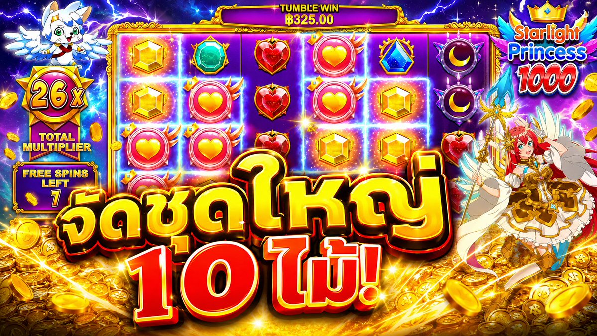 เจ้าหญิงประกายแสง 10 ไม้จัดไป! | Starlight Princess 1000