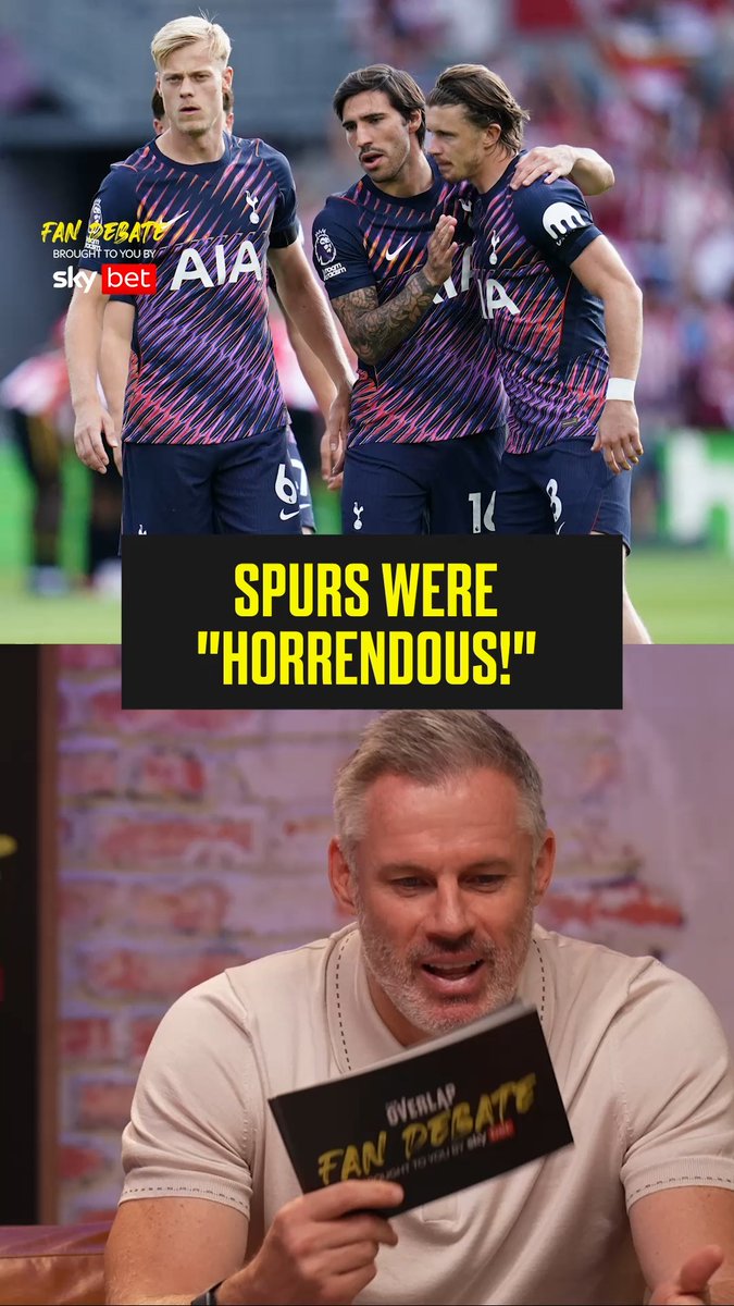 "It was horrendous, such a bad performance!" 👀 A nightmare start to the season for Spurs... can they bounce back against Newcastle tonight? ⚪️
