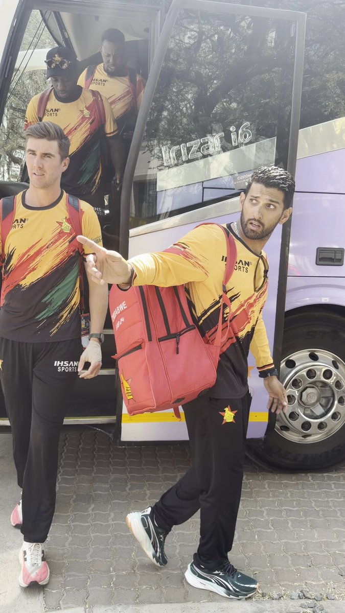 Arrival at Namibia Cricket Ground, Windhoek🏟️ #FNBT20TriSeries #SAvZIM