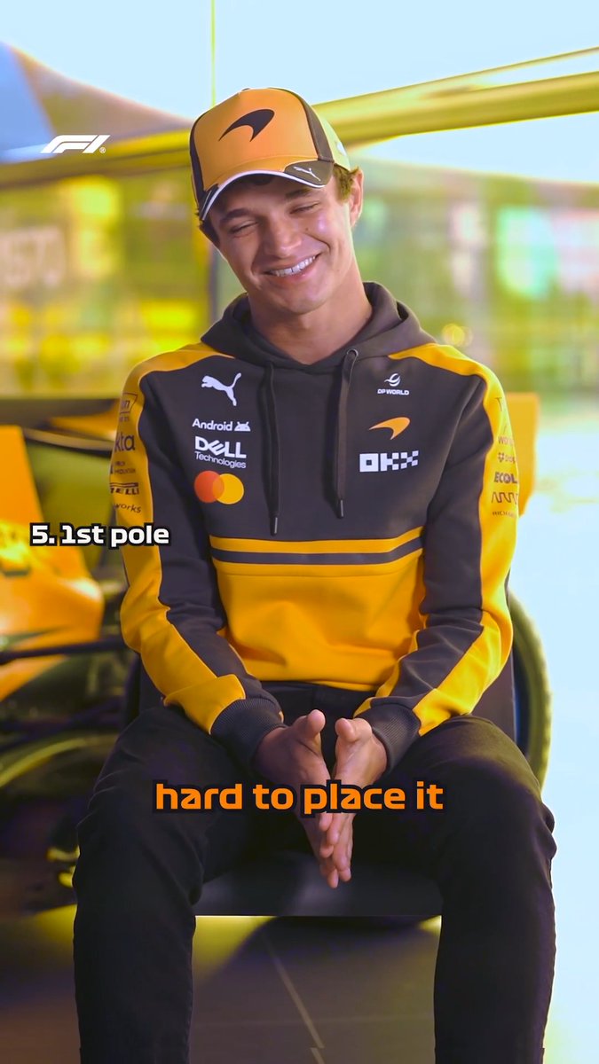 We asked Lando Norris to rank his best moments in F1 ↕️🙌 #F1