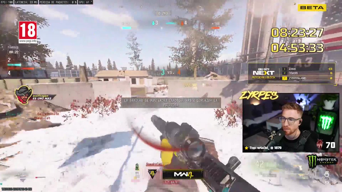 .zyrpesland arrasa en Kill Block 🔥 Juega gratis ya a la beta abierta de #MW4, hasta el 1 de septiembre.