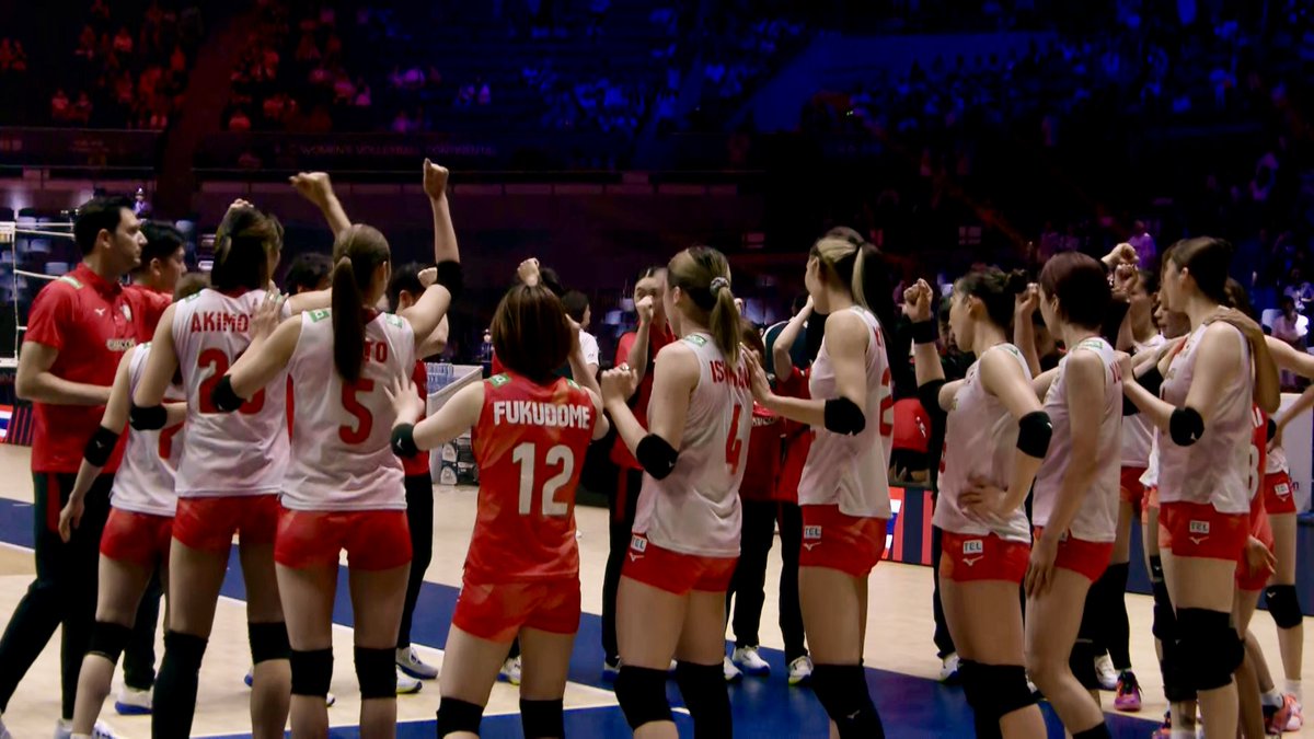 🔥第4セット速報🔥 🏐第4セット🏐日本 20-25 タイ ロサンゼルス五輪出場権獲得ならず。日本は3位決定戦へ… 駆けあがれ「最高の先へ！」 📱TVerで無料配信中💻 👉 #アジア選手権 #バレーボール女子日本代表