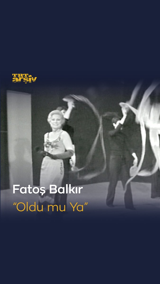 "Bir anın birine benzemiyor anlamıyorum Ne sevdiğin belli ne sevmediğin" Şarkıcı, seslendirme sanatçısı, tiyatro ve sinema oyuncusu Fatoş Balkır, keyifli bir koreografi eşliğinde söylüyor: "Oldu mu Ya" 🕺