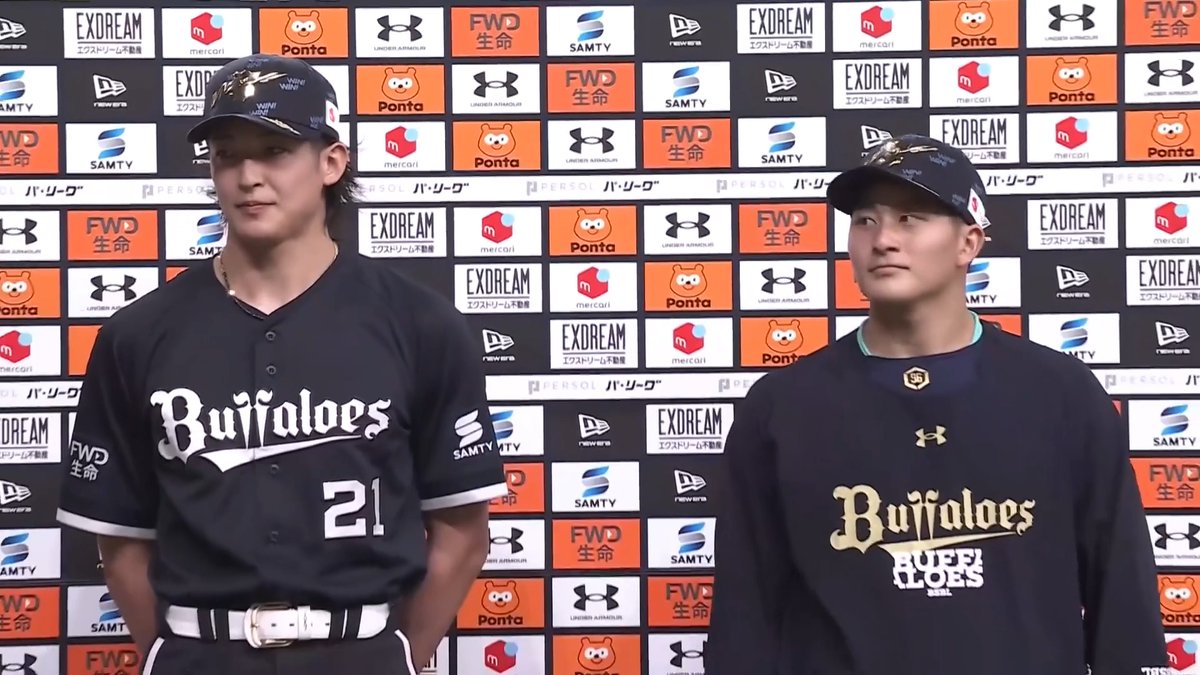 ／ 8/29 ヒーローインタビュー⚾️ ＼ オリックス 高島泰都 投手 山﨑颯一郎 投手✨