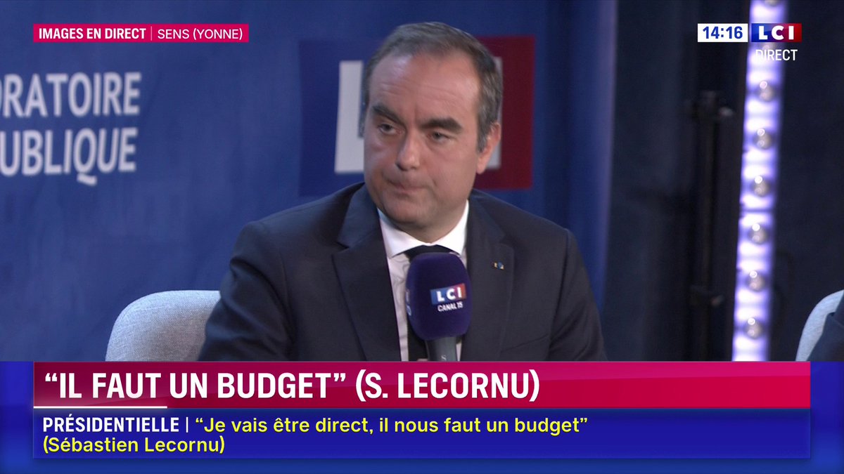 🗣️ "Le gouvernement a dû affronter une motion de censure de LFI et des écologistes parce qu'il faisait chaud, rendez-vous compte", affirme Sébastien Lecornu 📺 Suivez le débat entre S. Lecornu et J.-M. Blanquer sur LCI avec Darius Rochebin