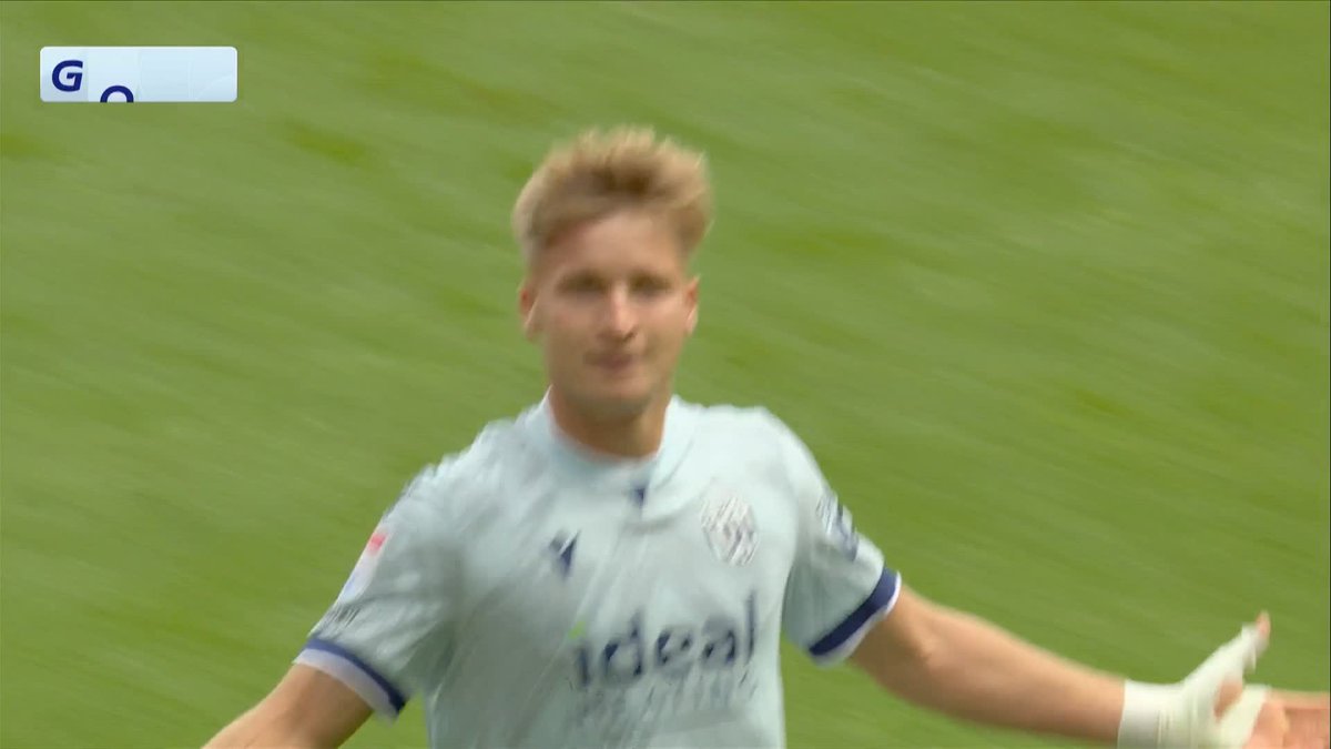 Jimmy-Jay Morgan heads West Brom level after a lovely cross from Isaac Price 🤝