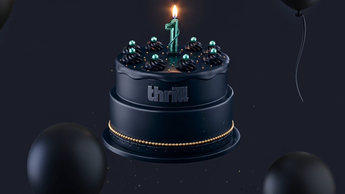 🎬 WHAT A MONTH. WHAT A YEAR. 🥂 As our 1st Anniversary celebrations come to a close, here is a look back at the moments that defined Year 1 as we charge into Year 2! From 1.5 BILLION+ bets placed to $70M+ in rewards paid - you made our first year legendary! 🚀 We're wrapping up August with a $500 Grand Finale Drop! 🎁 To enter: Drop #OneYearofThrill + your Thrill Username below! 👇 💸 $20 x 25 random winners