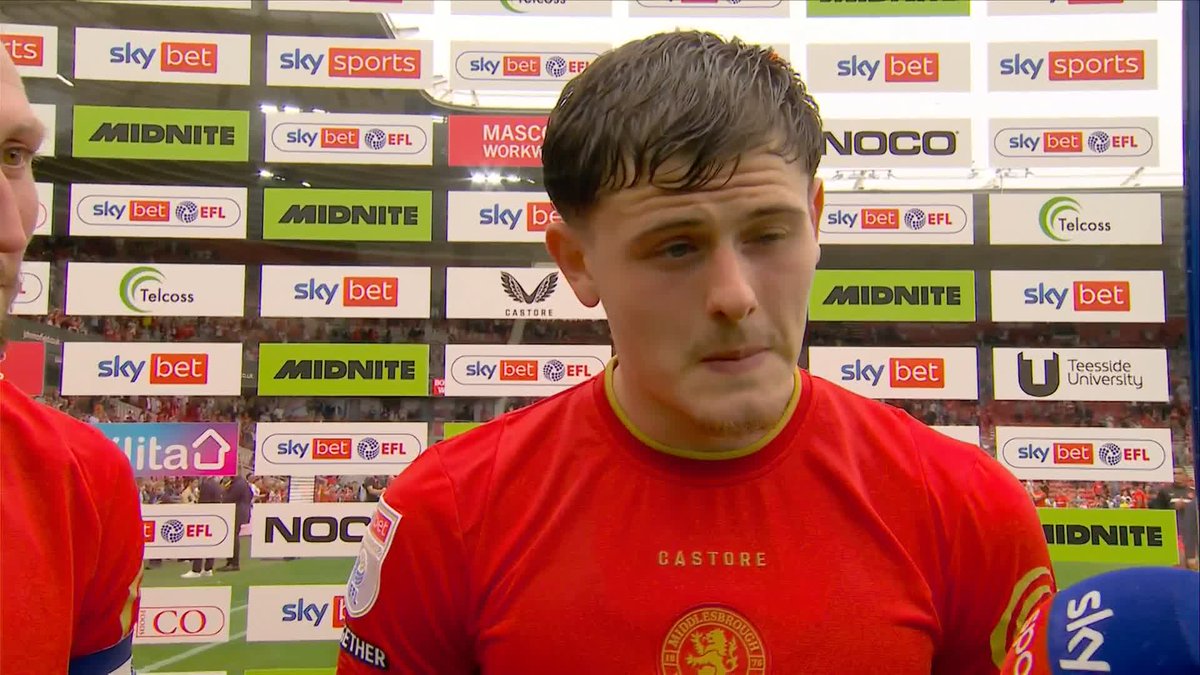 “He has two touches all game and scores two goals!” 😅 Luke Ayling says Middlesbrough are loving having Will Lankshear at the club 🤝