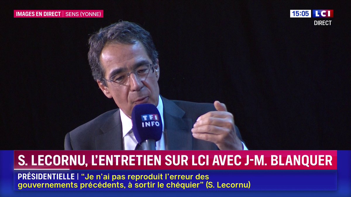 🔴 Présidentielle 2027 : "Je ne suis pas candidat", martèle Sébastien Lecornu 📺 Suivez le débat entre S. Lecornu et J.-M. Blanquer sur LCI avec Darius Rochebin