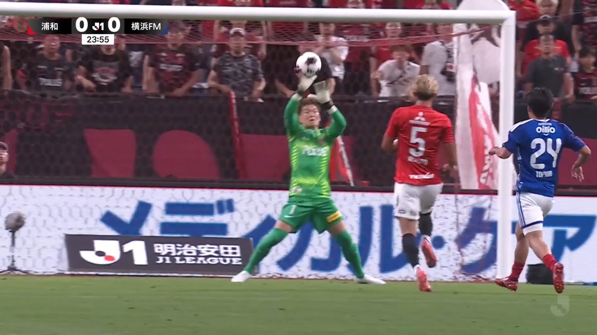 指先で防いだ👀👀👀 #西川周作 のスーパーファインセーブ🔥 #UrawaRedDiamonds #urawareds #浦和レッズ #matchplayback #WeareREDS #Jリーグ