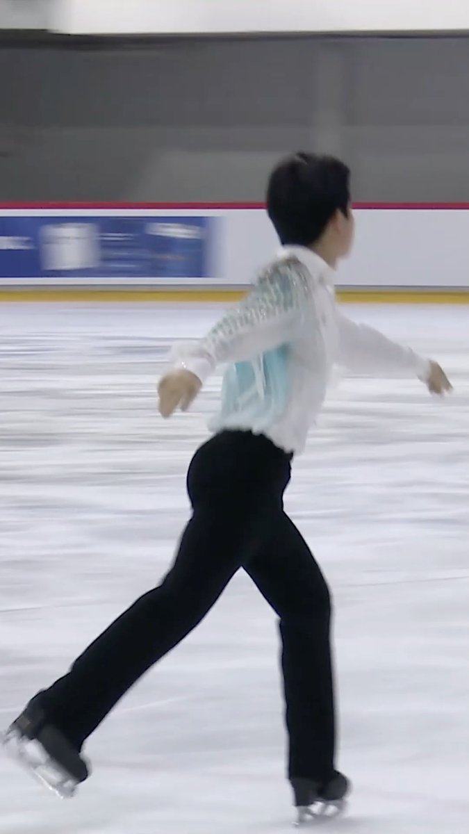 Habin Choi rockets to the top after landing 3 quads en route to gold 🥇🔥 #FigureSkating