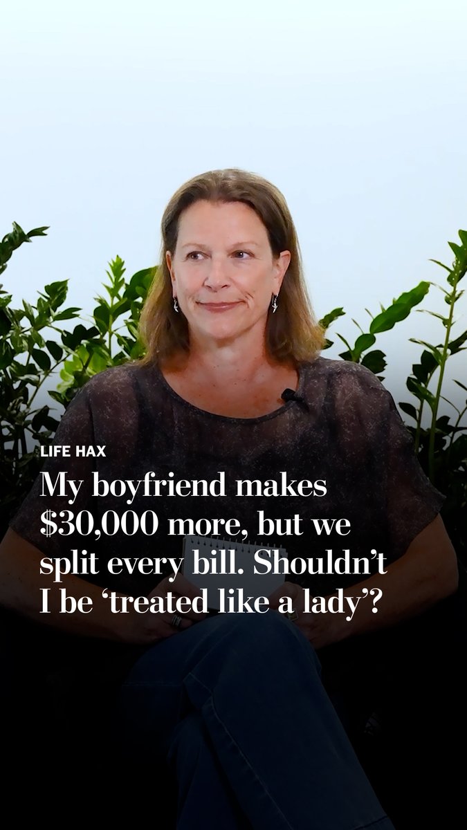 My boyfriend makes $30,000 more than I do, but we still split everything. Is it too much to ask to be “treated like a lady” and have him pay for dinners and vacations? Advice columnist Carolyn Hax weighs in. Read more: