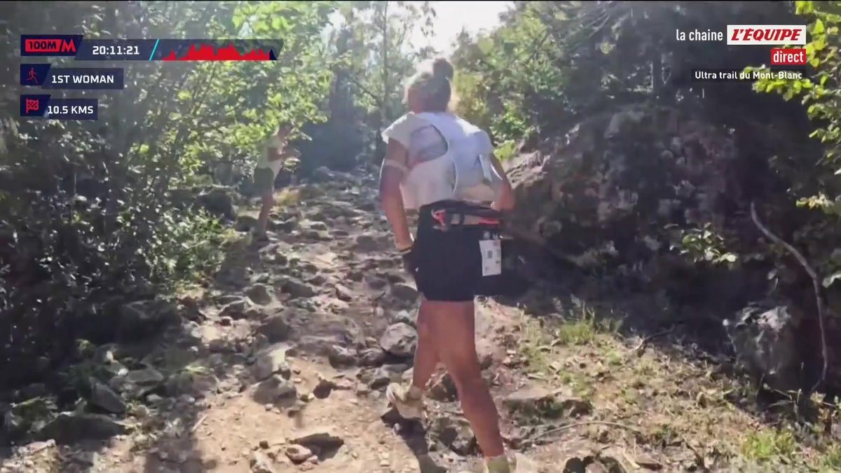 La chute de Blandine L'Hirondel ! La leader est tombรฉe au mรชme endroit quasiment que Ben Dhiman, la Franรงaise se relรจve. Suivez la course en direct sur la chaine L'รquipe