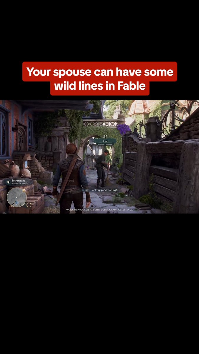 Your spouse in Fable isn't pre-determined, pick someone random, expect them to say random stuff. #fable #gamescom2026 #gaming